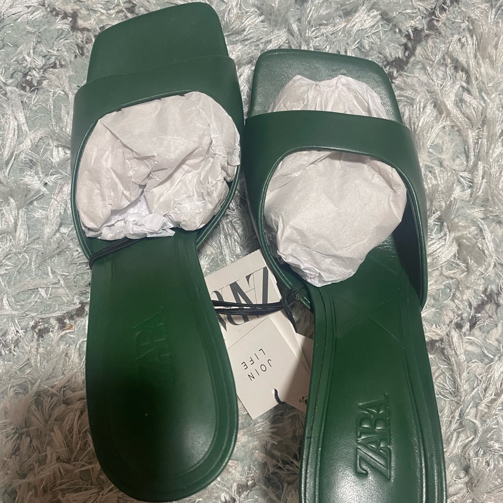 Zara sheep leather sandals bloggers fav - Picture 12 of 15